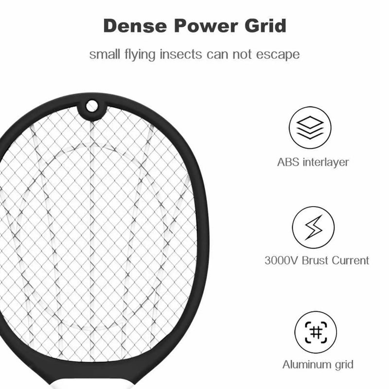 idrop WP08 Electric Shock Mosquito Killer Swatter  / Raket Pemukul Nyamuk / 两用强力灭蚊灯拍