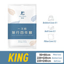 idrop Travel Disposable Bed Sheet / Quilt / Pillow Cover Non-Woven Fabric [ Super Single / Queen / King / Super King ] / Kain Cadar Dan Pembalut Tilam Selimut & Bantal Pakai Buang / 旅行一次性床单/被子/枕套无纺布【超单人/大床/大床/超大床】
