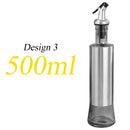 idrop Kitchen Oil & Seasoning Leak Proof Thick Glass Oiler Bottle Dispenser with Nozzle Mouth Piece [ 150ml / 180ml / 250ml / 500ml ]