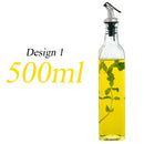 idrop Kitchen Oil & Seasoning Leak Proof Thick Glass Oiler Bottle Dispenser with Nozzle Mouth Piece [ 150ml / 180ml / 250ml / 500ml ]