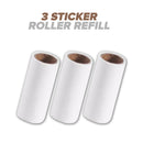 idrop [ 2 IN 1 ] Portable Hair Sticker Roller & Polyester Wire Brush with Refill Roller  / Penggelek Pelekat Rambut & Berus Polyester Mudah Alih / 太空舱双头粘毛器(细毛刷+粘毛器)