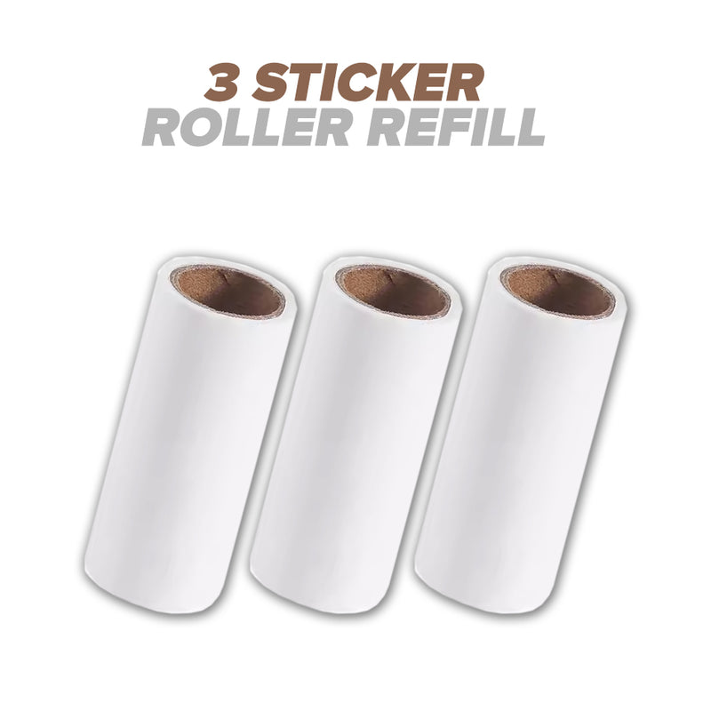 idrop [ 2 IN 1 ] Portable Hair Sticker Roller & Polyester Wire Brush with Refill Roller  / Penggelek Pelekat Rambut & Berus Polyester Mudah Alih / 太空舱双头粘毛器(细毛刷+粘毛器)