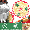 idrop Floral Round Wooden Tableware Placemat