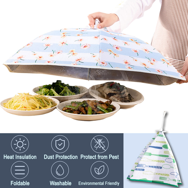 idrop Foldable Home Kitchen Heat Insulated Anti Dust & Fly Food Cover