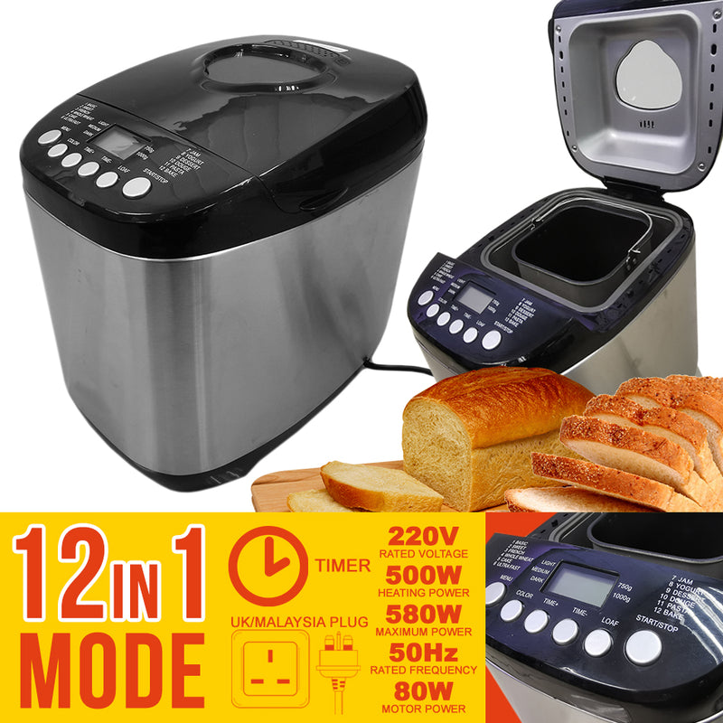 idrop 12 IN 1 Mode Multifunction Bread Cake Dough Maker Machine [ UK / MALAYSIA PLUG ]