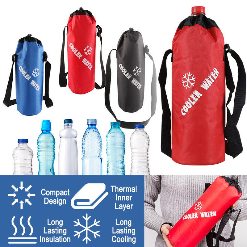 idrop Thermal Insulated Water Bottle Portable Easy Carry Cooler Bag