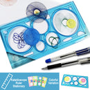 idrop Kaleidoscope Ruler Stationary Multifunction Pattern Drawing Set