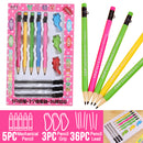 idrop Mechanical Pencil Set [ 5pcs 0.7mm / 3pcs Gripper / 36pcs Pencil Lead ]