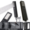 idrop 3 IN 1 Double Sided handheld Bathroom Shower Head