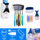 idrop [Set of 2] Toothbrush Holder Toothpaste Dispenser Squeezer