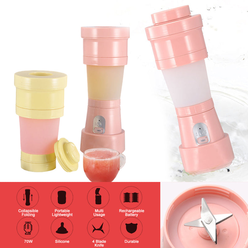 idrop 500ml Portable Electric Mini Juicer Collapsible Folding Blender Cup