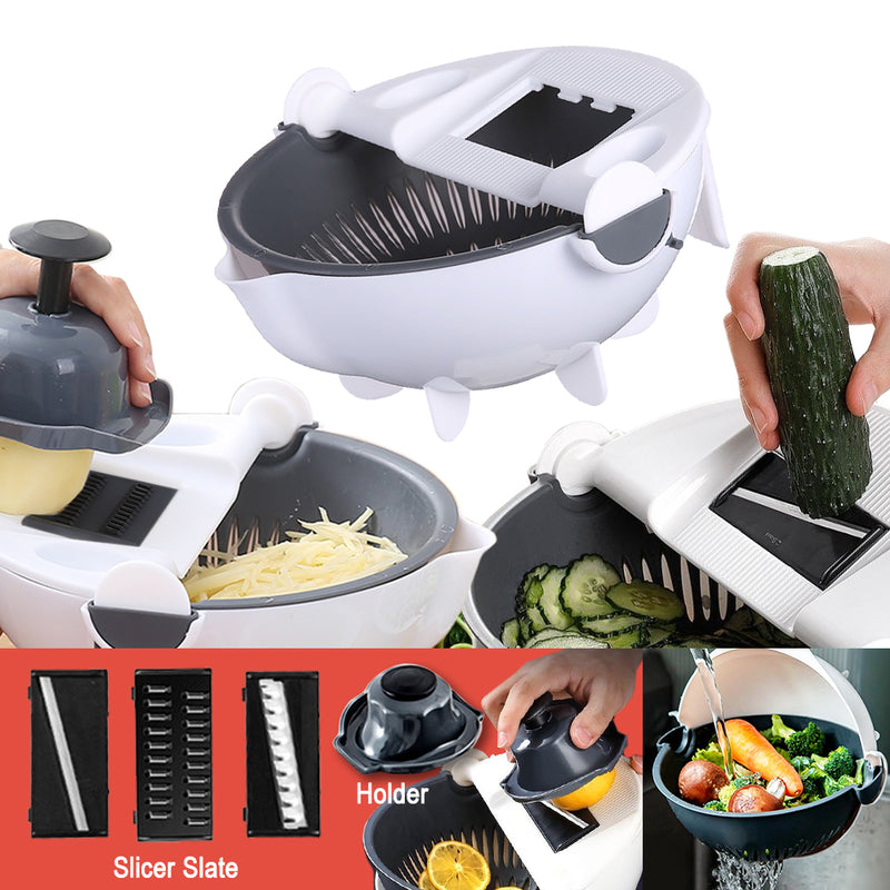 idrop Multifunction Kitchen Wash Rinse Bowl Wet Basket with Slicer & Grater Feature