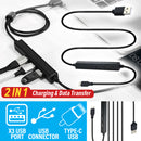 idrop 2 IN 1 USB 2.0 Hub & Type C Cable Charging & data Transfer [ 3X USB Port ]