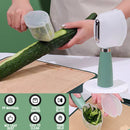 idrop Kitchen Slicer Parring Knife with Container / Pisau Potong Penghiris Bersama Bekas / 圆柄可立式储存式削皮刀 卡装