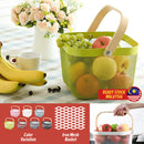 idrop Fruit Vegetable and Household Item Storage Iron Mesh Basket