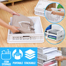idrop Wardrobe Plastic Stackable Storage Box / Rak Kotak Penyimpanan / 衣柜塑料收纳筐