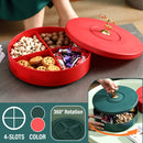 idrop [ CHINESE NEW YEAR ] 27CM  Candy Box for Snack Confectionary Display Storage - Rotating Container [ 4-Slot ]