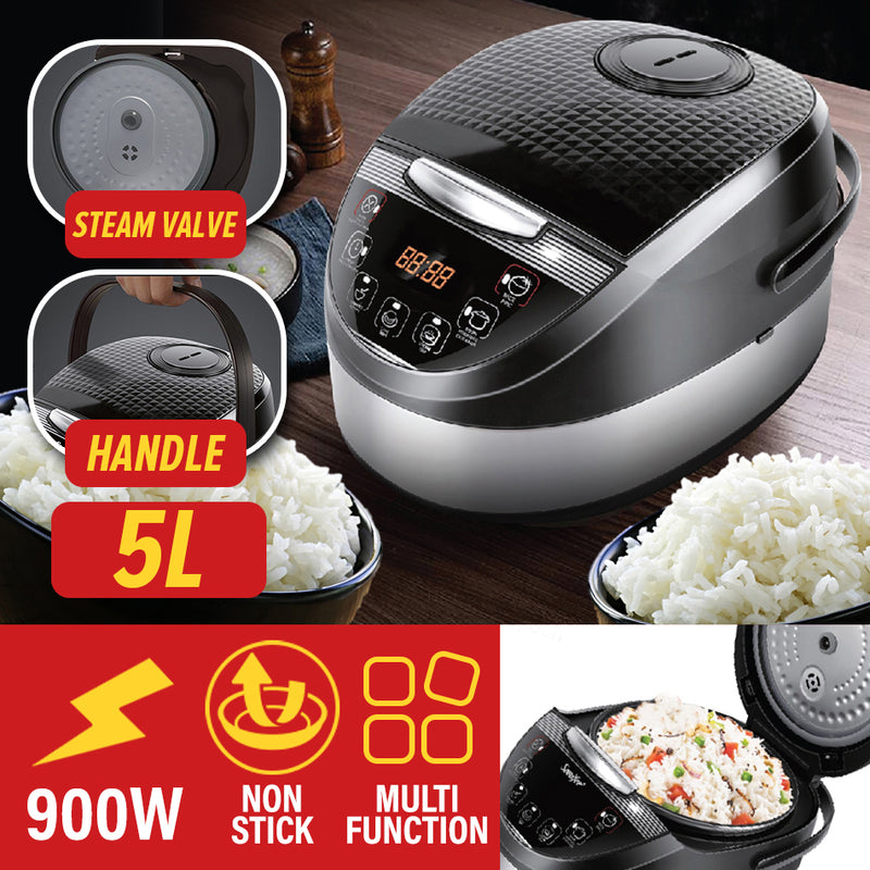 idrop [ 5L ] Multifunction Electric Kitchen Household Cooking Digital Rice Cooker