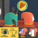 idrop Elephant Multifunctional Storage Tissue Box / Kotak Tisu Penyimpanan Pelbagai Guna / 创意大象多功能纸巾收纳盒(大 象纸巾盒)