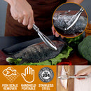 idrop Fish Scale Planer Scraper Scale Remover SUS304 Stainless Steel / Pengupas Sisik Ikan / 304不锈钢鱼鳞刨