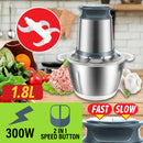 idrop [ 1.8L ] 2 IN 1 Stainless Steel Speed Kitchen Electric Meat Vegetable Blender