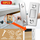 idrop [ 10PCS Pack ] Cabinet Door Invisible Magnet / Magnet Pintu Laci / (10PCS/PACK)柜门隐形磁铁(银色)