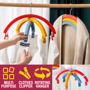 idrop Rotary Rotating Rainbow Clothes Hanger / Penyangkut Baju Pelangi Boleh Putar / 旋转彩虹衣架