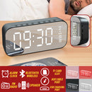 idrop Mini Bluetooth Portable Wireless Speaker with TF Card Aux Port Slot FM Radio Alarm Clock