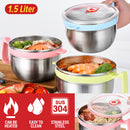 idrop 1.5L Stainless Steel Instant Noodle Food Bowl