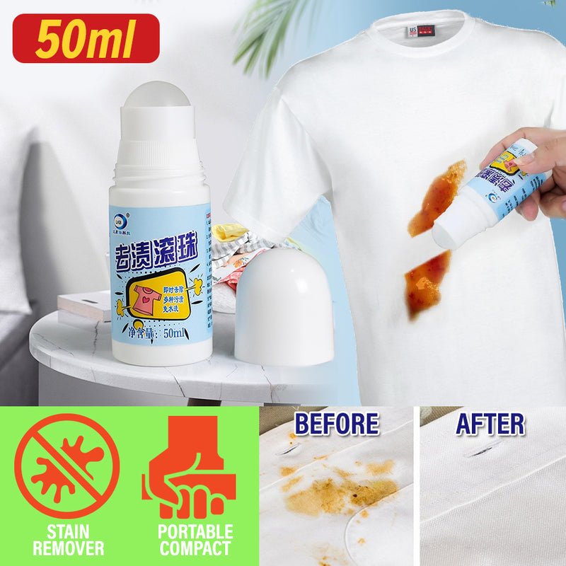 idrop [ 50ml ] Cloth Stain Remover Cleaning Scouring Ball / Pencuci Pakaian / 50ML衣服去渍滚珠