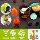 idrop Stainless Steel & Silicone Filter Tea Ball / Penapis Teh / 硅胶茶隔(不锈钢)