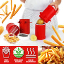 idrop [ 2 IN 1 ] Potato Fries Maker Cutter Slicer Suitable For Microwave Container Foodgrade BPA FREE / Bekas Pemotong Kentang Pembuat Kentang Goreng / 新品 土豆切条器 微波炉薯条烘烤一体机 薯条制作器