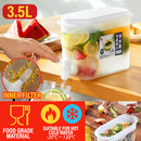 idrop [ 3.5L ] Cold Water Bucket Drinking Water Container with Faucet / Bekas Air Minuman / 3.5L塑料冷水桶