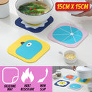 idrop [ 15CM x 15CM ] Insulation Heat Resistant Silicone Mat Nonslip Pad