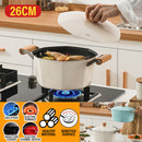 idrop [ 26CM ] Nonstick Octagonal Thickened Stew Soup Double Eared Pot / Periuk Kuali Tidak Lekat / 26CM多用八角锅(胜达利