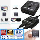 idrop HDMI 2.0 Bi-Direction Switch | 1 Host to 2 Device / 2 Host to 1 Device | Support 4K Ultra HD & 3D Resolution