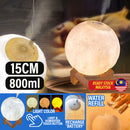 idrop 3D Moon Light LED Nightlight Rechargeable Humidifier [ 15cm ]