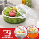 idrop Double Layer Fruit Vegetable Dish Washing & Rinsing Display Basket