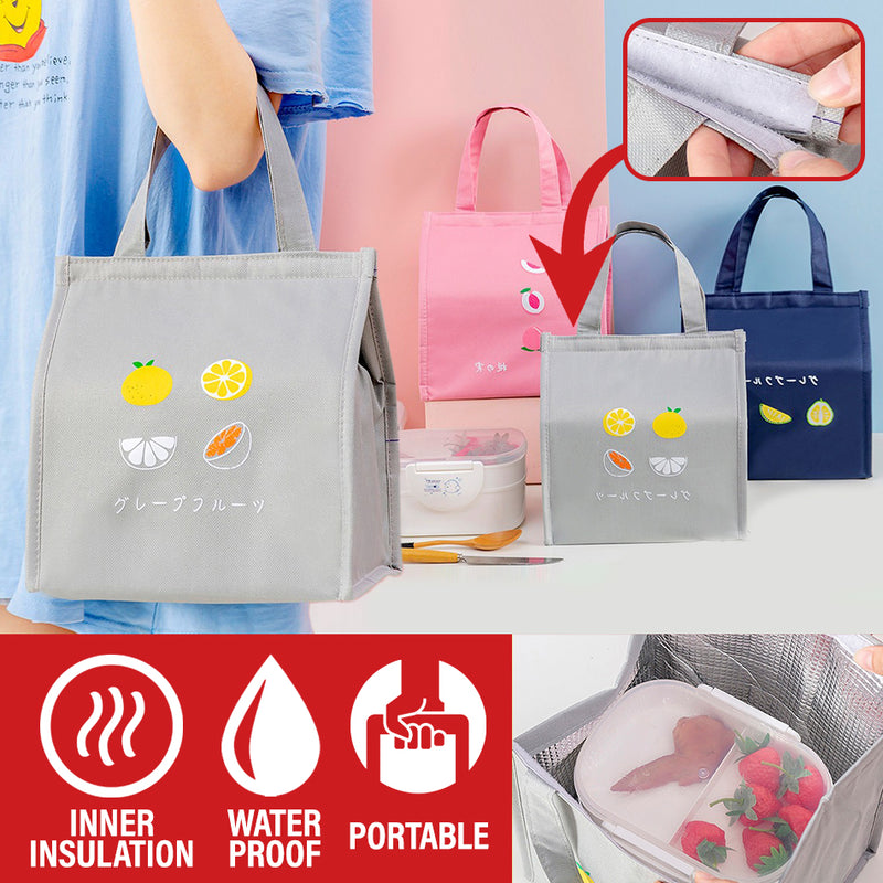 idrop Mini Portable Aluminium Foil Insulated Carry Bag [ 22 x 26 x 15cm ]