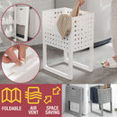 idrop Standing Foldable Dirty Laundry Storage Basket / Bakul Baju Basuhan Kotor / 可站立折叠收纳篮 58*39.5*30CM(气泡+盒子装)