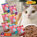 idrop [ 400g ] SmartHeart Pet Cat Canned Food Cat Wet Food / Makanan Basah Kucing Haiwan Peliharaan / 宠物猫罐头猫湿粮