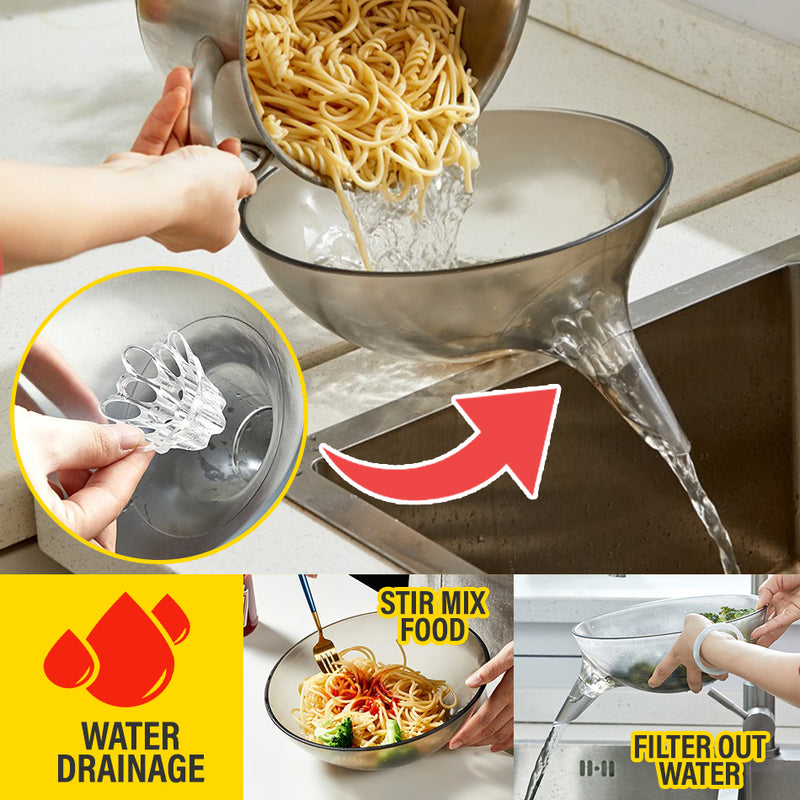 idrop Multifunctional Kitchen Drain Wash Bowl / Mangkuk Basuh / 多功能塑料沥水碗