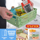 idrop Plastic Mini Folding Storage Box / Kotak Kecil Senang Lipat / 塑料迷你折叠收纳盒(15*9.8*6CM)