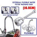 idrop External Flexible Water Filter Faucet Washing Dish [16.5cm]
