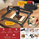 idrop Ultra-fine Laser Engraver 40W Offline Engraving Machine for Wood Metal with Rotary Roller Engraving Module for Cylindrical Object / Mesin Pengukir & Pemotong Laser / 护眼激光雕刻机切割机刻字机打标机雕刻机滚轴用于保温杯笔