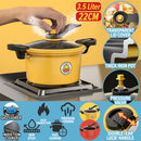 idrop [ 3.5L ] 22CM Micro Pressure Nonstick Cooker Pot / Kuali Memasak Tekanan Mikro / 微压料理锅3.5L