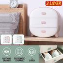 idrop 3 Layer Clothing Storage Drawer for Socks Underwear & Bra