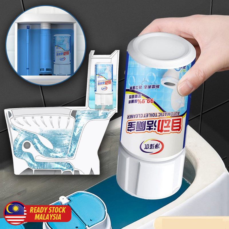 idrop [ 550G ] Automatic Toilet Cleaner Descaling & Deodorant / Cecair Pencuci Jamban dan Tangki Jamban / 550G马桶自动洁厕宝(净泽优)