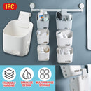 idrop [ 1PC ] Small Home Bedroom Bathroom & Kitchen Hanging Storage Basket / Bakul Kecil Mini Penyimpanan Simpanan Kecil Bilik Rumah & Dapur & Bilik Mandi / 塑料小号浴室小挂篮