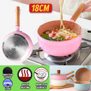 idrop [ 18CM ] Nonstick Kitchen Cooking Japanese Snow Pan / Kuali Memasak Dapur / 不粘厨房烹饪日本雪锅